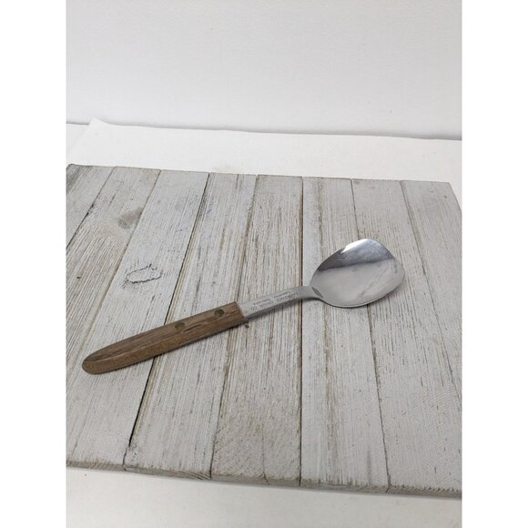 G&K Stainless Steel Ice Cream Spade #1 Scoop Wood Handle Japan 9 1/2" - Picture 1 of 9